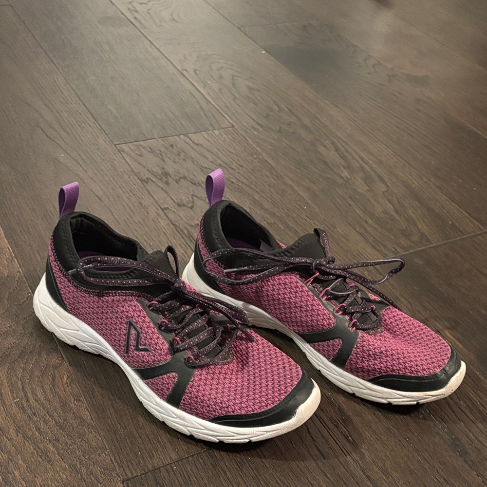 Vionic Women's Pink and Black Athletic Shoes